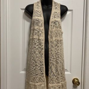 BOHO KNIT SWEATER VEST BY FOREVER 21
 BOHEMIAN vest amazing preloved condition